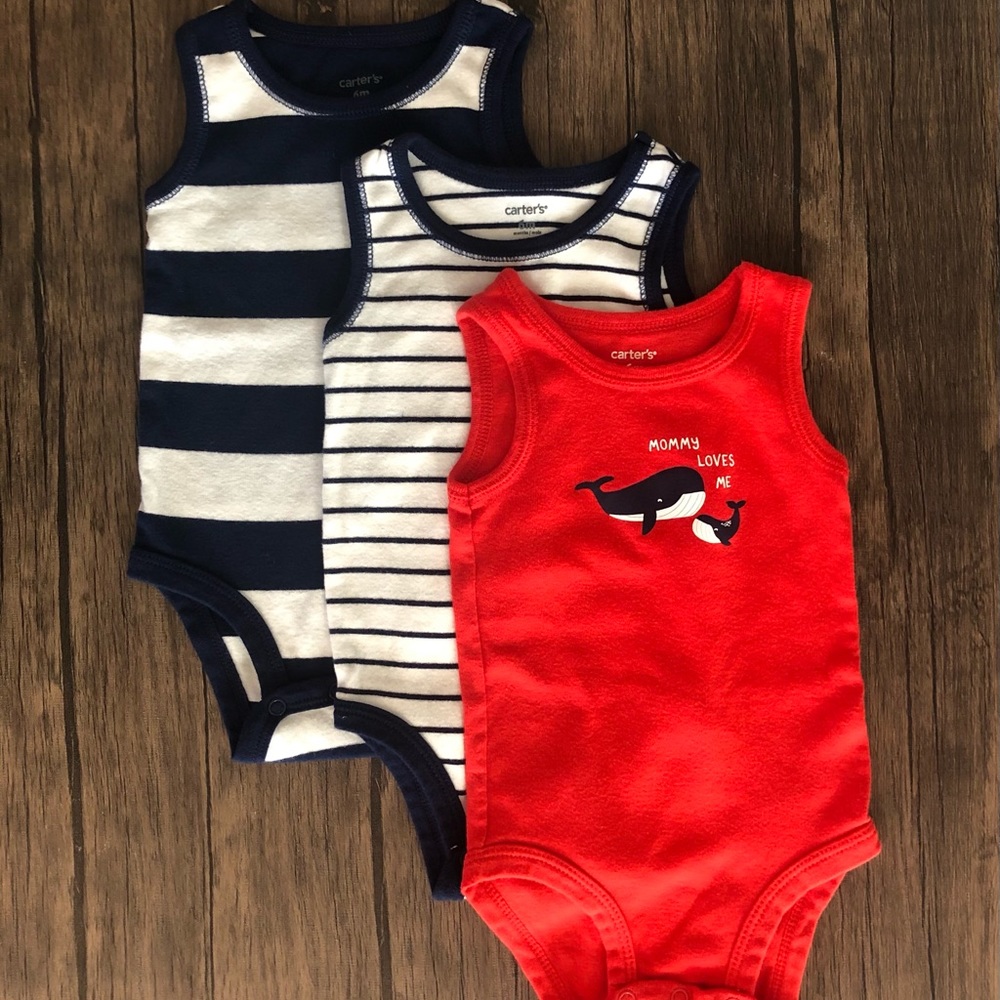 Spring/Summer 3 piece boy onesies